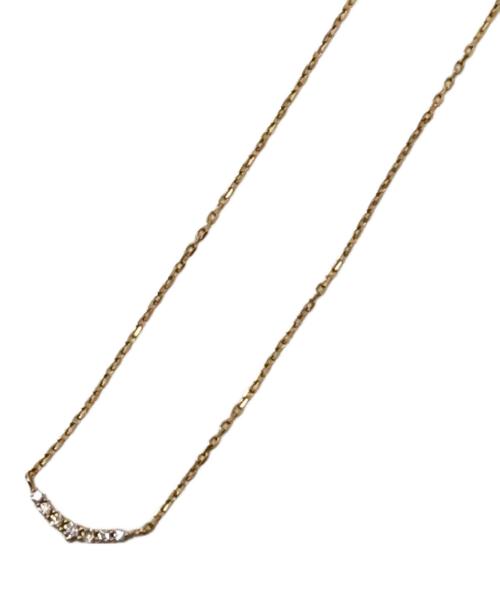 agete（アガット）agete (アガット) K10ダイヤモンドネックレス ゴールド サイズ:下記参照の古着・服飾アイテム