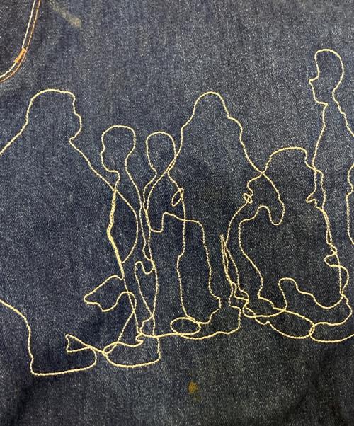 FUBU（フブ）FUBU (フブ) デニムパンツ インディゴ サイズ:38の古着・服飾アイテム