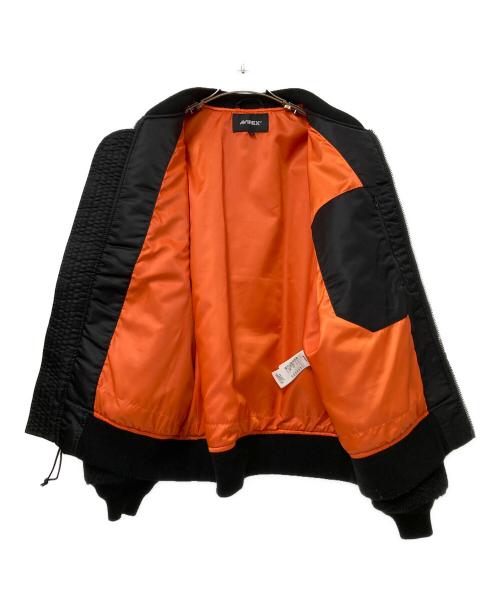AVIREX（アヴィレックス）AVIREX (アヴィレックス) レトロボアジャケット ブラック サイズ:Lの古着・服飾アイテム