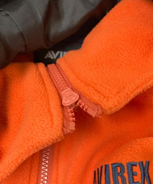 AVIREX（アヴィレックス）AVIREX (アヴィレックス) フリースジャケット オレンジ サイズ:Lの古着・服飾アイテム