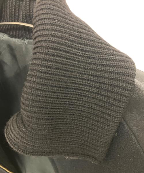 NUMBER (N)INE（ナンバーナイン）NUMBER (N)INE (ナンバーナイン) 切替スタジャン ブラック サイズ:3の古着・服飾アイテム