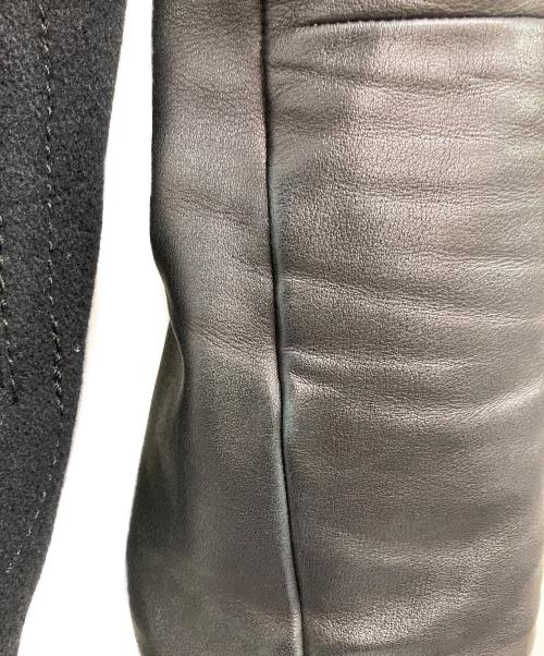 NUMBER (N)INE（ナンバーナイン）NUMBER (N)INE (ナンバーナイン) 切替スタジャン ブラック サイズ:3の古着・服飾アイテム