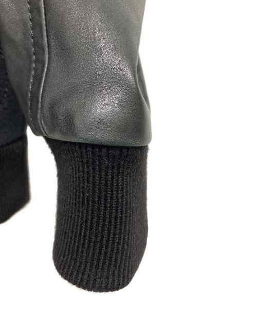 NUMBER (N)INE（ナンバーナイン）NUMBER (N)INE (ナンバーナイン) 切替スタジャン ブラック サイズ:3の古着・服飾アイテム