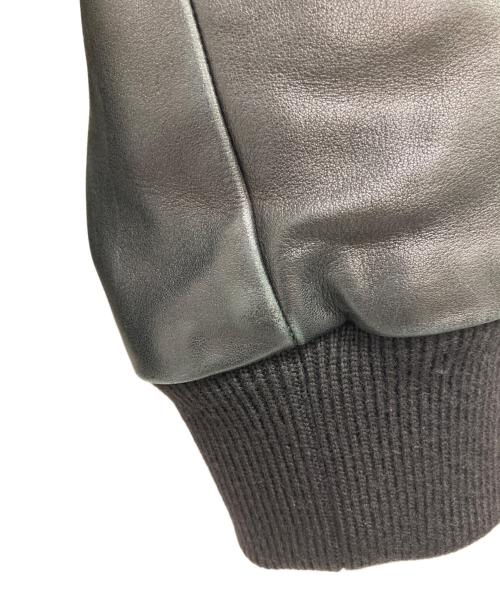 NUMBER (N)INE（ナンバーナイン）NUMBER (N)INE (ナンバーナイン) 切替スタジャン ブラック サイズ:3の古着・服飾アイテム