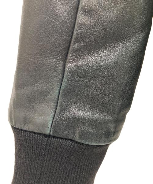 NUMBER (N)INE（ナンバーナイン）NUMBER (N)INE (ナンバーナイン) 切替スタジャン ブラック サイズ:3の古着・服飾アイテム