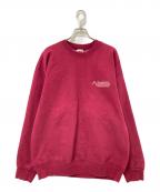 FRUIT OF THE LOOMフルーツオブザルーム）の古着「企業ロゴスウェット」｜レッド