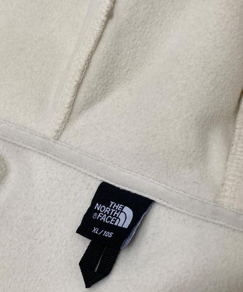 THE NORTH FACE（ザ ノース フェイス）THE NORTH FACE (ザ ノース フェイス) PLAY GREEN FLEECE HOODIE ホワイト サイズ:XLの古着・服飾アイテム