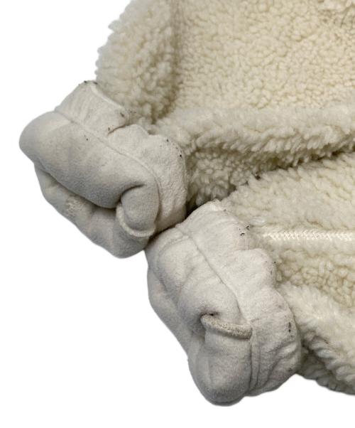 THE NORTH FACE（ザ ノース フェイス）THE NORTH FACE (ザ ノース フェイス) PLAY GREEN FLEECE HOODIE ホワイト サイズ:XLの古着・服飾アイテム