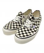 VANSバンズ）の古着「AUTHENTIC 44 DX」｜ホワイト×ブラック