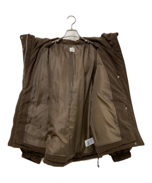 UNGRID（アングリッド）UNGRID (アングリッド) コーデュロイ中綿ブルゾン ブラウン サイズ:F 未使用品の古着・服飾アイテム