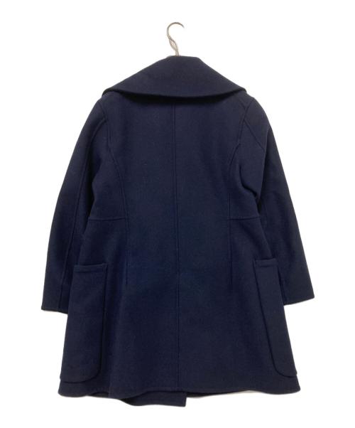 +J（プラスジェイ）+J (プラスジェイ) ダブルフェイスPコート ネイビー サイズ:Sの古着・服飾アイテム