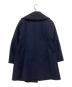 +J (プラスジェイ) ダブルフェイスPコート ネイビー サイズ:S：4500円