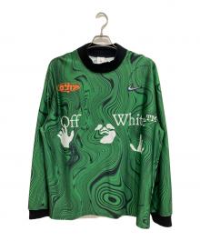 NIKE×OFFWHITE（ナイキ×オフホワイト）の古着「AS M NRG MC DF AOP JERSEY」｜ブラック×グリーン