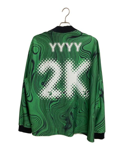 NIKE（ナイキ）NIKE (ナイキ) OFFWHITE (オフホワイト) AS M NRG MC DF AOP JERSEY ブラック×グリーン サイズ:XLの古着・服飾アイテム