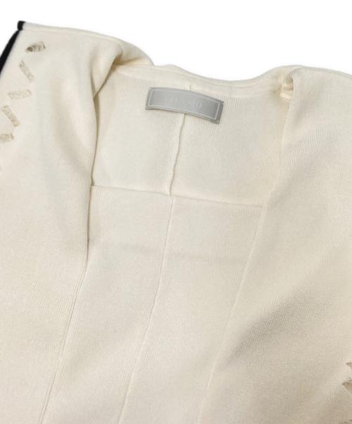 CELFORD（セルフォード）CELFORD (セルフォード) セーラーカラーニットワンピース ホワイト サイズ:38の古着・服飾アイテム