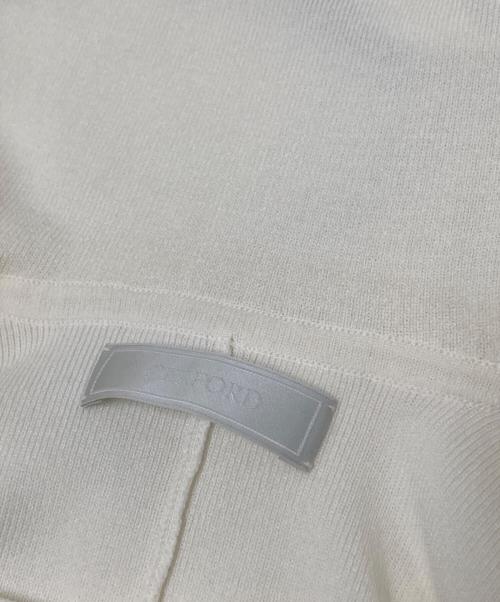 CELFORD（セルフォード）CELFORD (セルフォード) セーラーカラーニットワンピース ホワイト サイズ:38の古着・服飾アイテム