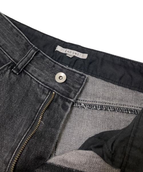 CADUNE（カデュネ）CADUNE (カデュネ) サイドスリットデニム ブラック サイズ:36の古着・服飾アイテム