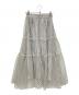 CADUNE（カデュネ）の古着「キラキラドットスカート」｜グレー