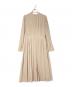 CELFORD (セルフォード) ボウタイプリーツワンピース ベージュ サイズ:38：6000円