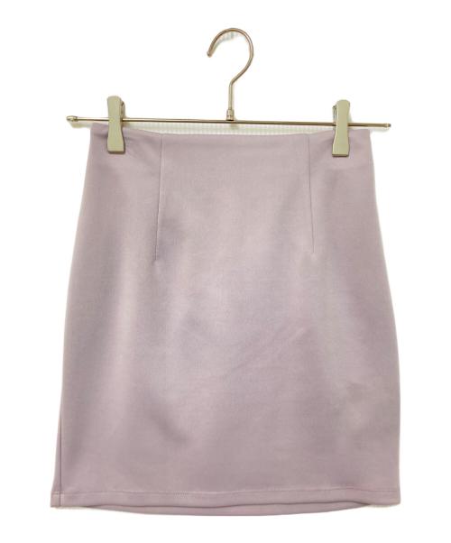 Snidel（スナイデル）Snidel (スナイデル) クラッシックジレジャケット&プリーツスカートセット ピンク×パープルの古着・服飾アイテム