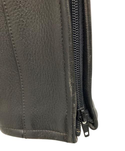 HAROLD'S GEAR（ハロルズギア）HAROLD'S GEAR (ハロルズギア) レザーバイカーパンツ ブラック サイズ:Mの古着・服飾アイテム