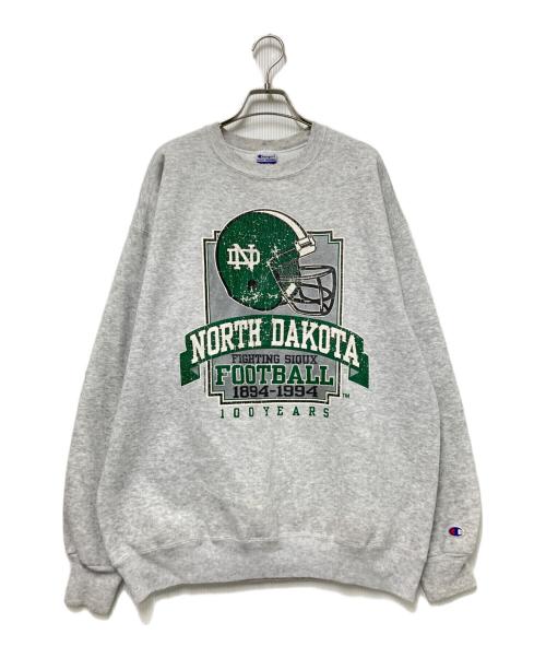 Champion（チャンピオン）Champion (チャンピオン) プリントスウェット グレー サイズ:XLの古着・服飾アイテム