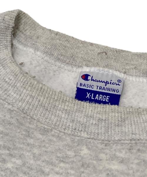 Champion（チャンピオン）Champion (チャンピオン) プリントスウェット グレー サイズ:XLの古着・服飾アイテム