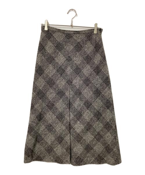 MaxMara（マックスマーラ）MaxMara (マックスマーラ) スカート グレー サイズ:40の古着・服飾アイテム