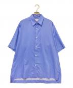 UNITED TOKYOユナイテッドトーキョー）の古着「ストライプショートスリーブシャツ」｜ブルー