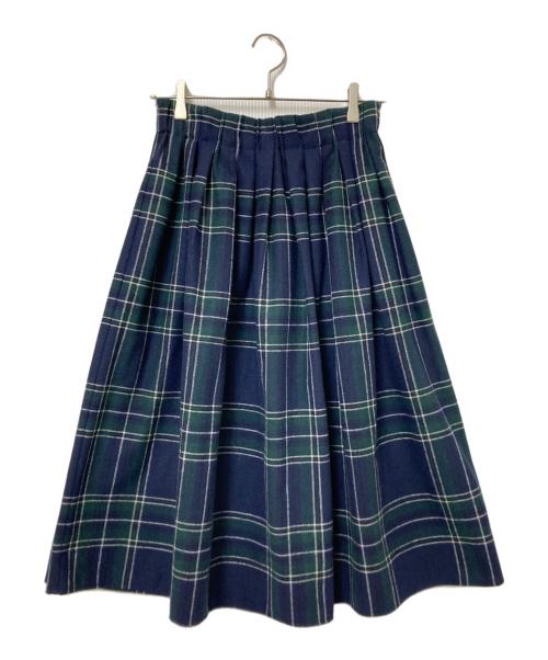 O'NEIL OF DUBLIN（オニールオブダブリン）O'NEIL OF DUBLIN (オニールオブダブリン) チェックスカート ネイビー×グリーン サイズ:US:10の古着・服飾アイテム