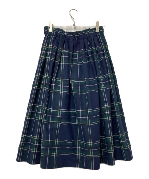 O'NEIL OF DUBLIN（オニールオブダブリン）O'NEIL OF DUBLIN (オニールオブダブリン) チェックスカート ネイビー×グリーン サイズ:US:10の古着・服飾アイテム