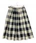 ina (イナ) WoodyHouse 別注 ウールギンガムスカート ブラック×ホワイト サイズ:下記参照：4000円