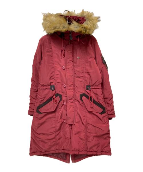 AVIREX（アヴィレックス）AVIREX (アヴィレックス) WOOL COMBI N-3B レッド サイズ:Mの古着・服飾アイテム