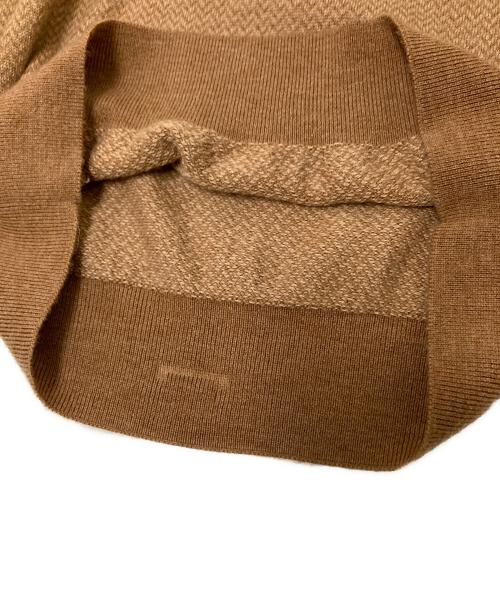 POLO RALPH LAUREN（ポロ・ラルフローレン）POLO RALPH LAUREN (ポロ・ラルフローレン) クルーネックニット ブラウン サイズ:XSの古着・服飾アイテム