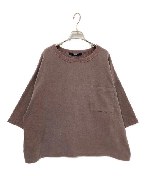 FRAMeWORK（フレームワーク）FRAMeWORK (フレームワーク) スウェットＴシャツ ブラウン サイズ:下記参照の古着・服飾アイテム