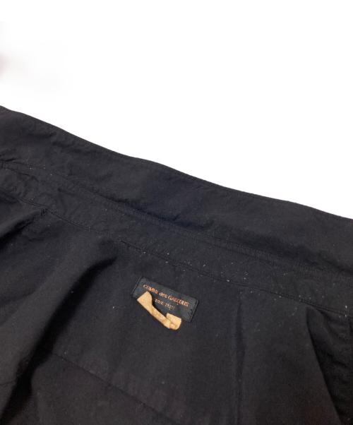 COMME des GARCONS HOMME PLUS（コムデギャルソンオムプリュス）COMME des GARCONS HOMME PLUS (コムデギャルソンオムプリュス) エステルスパンブロード厚製品後加工シャツ ブラック サイズ:XLの古着・服飾アイテム