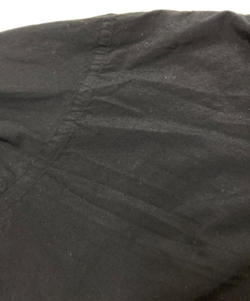 COMME des GARCONS HOMME PLUS（コムデギャルソンオムプリュス）COMME des GARCONS HOMME PLUS (コムデギャルソンオムプリュス) エステルスパンブロード厚製品後加工シャツ ブラック サイズ:XLの古着・服飾アイテム