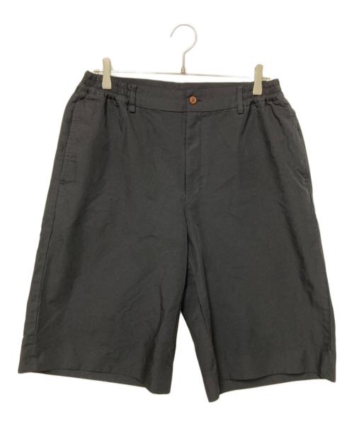 COMME des GARCONS（コムデギャルソン）COMME des GARCONS (コムデギャルソン) ポリ 縮絨 ワイドショーツ ブラック サイズ:Lの古着・服飾アイテム