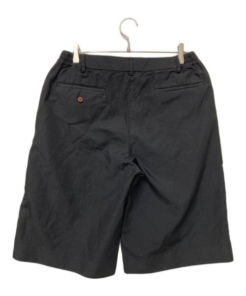 COMME des GARCONS（コムデギャルソン）COMME des GARCONS (コムデギャルソン) ポリ 縮絨 ワイドショーツ ブラック サイズ:Lの古着・服飾アイテム