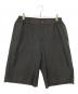 COMME des GARCONS（コムデギャルソン）の古着「ポリ 縮絨 ワイドショーツ」｜ブラック