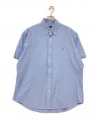 POLO RALPH LAURENポロ・ラルフローレン）の古着「ボタンダウンシャツ」｜ブルー