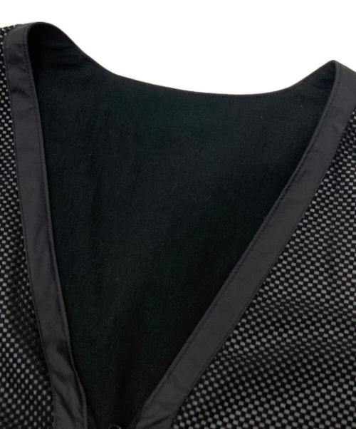 KUON（クオン）KUON (クオン) REVERSIBLE CARDIGAN ブラック サイズ:XXLの古着・服飾アイテム