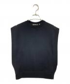 HAVERSACKハバーサック）の古着「アズマ裏毛 クルーネックベスト」｜ブラック