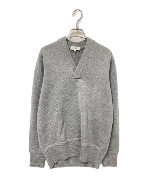 HYKE（ハイク）HYKE (ハイク) ウールニット グレー サイズ:2の古着・服飾アイテム