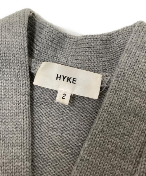 HYKE（ハイク）HYKE (ハイク) ウールニット グレー サイズ:2の古着・服飾アイテム