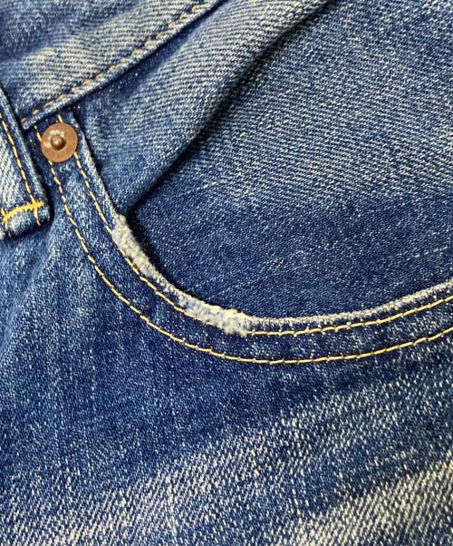 Tu es mon TRESOR（トゥ エ モン トレゾア）Tu es mon TRESOR (トゥ エ モン トレゾア) サイドリボンデニムパンツ インディゴ サイズ:4 LONGの古着・服飾アイテム