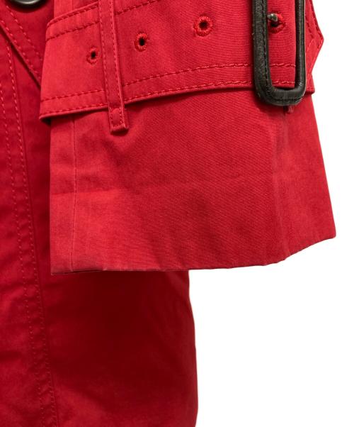 BURBERRY LONDON（バーバリーロンドン）BURBERRY LONDON (バーバリーロンドン) 裏地ノヴァチェックトレンチコート レッド サイズ:9の古着・服飾アイテム