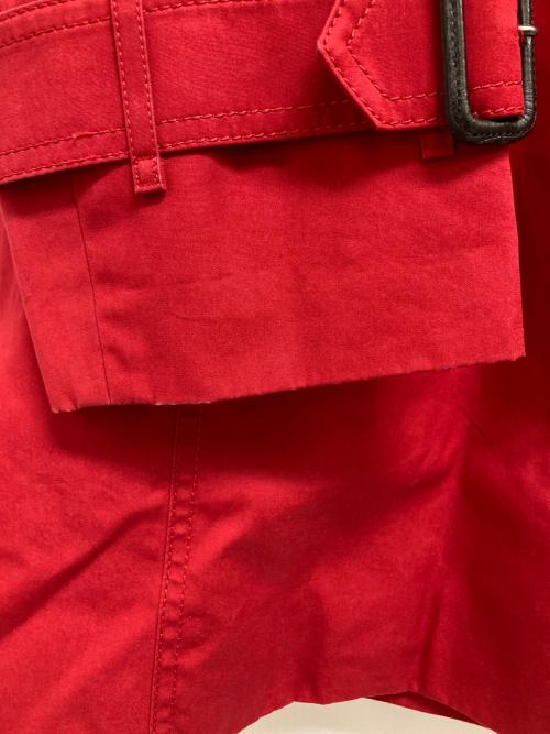 BURBERRY LONDON（バーバリーロンドン）BURBERRY LONDON (バーバリーロンドン) 裏地ノヴァチェックトレンチコート レッド サイズ:9の古着・服飾アイテム