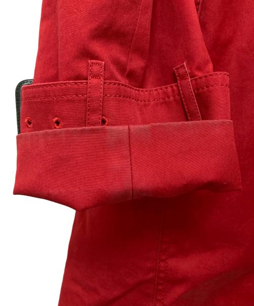 BURBERRY LONDON（バーバリーロンドン）BURBERRY LONDON (バーバリーロンドン) 裏地ノヴァチェックトレンチコート レッド サイズ:9の古着・服飾アイテム