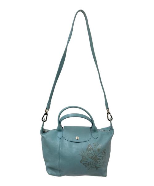 LONGCHAMP（ロンシャン）LONGCHAMP (ロンシャン) PLIAGE CUIR TATOO ブルー サイズ:下記参照の古着・服飾アイテム